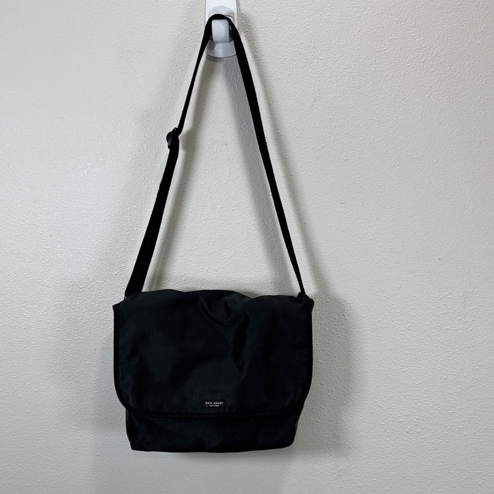 Kate Spade Classic Black nylon Messenger Bag‎
